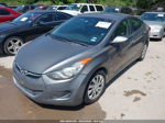 2013 Hyundai Elantra Gls Gray vin: 5NPDH4AE0DH182206