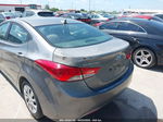 2013 Hyundai Elantra Gls Gray vin: 5NPDH4AE0DH182206