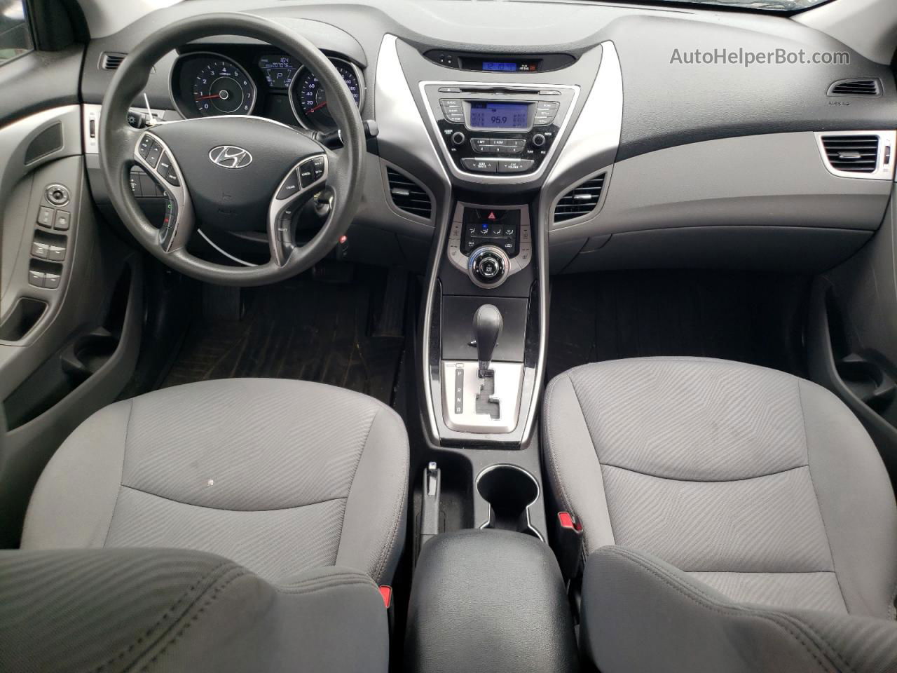 2013 Hyundai Elantra Gls Черный vin: 5NPDH4AE0DH247152