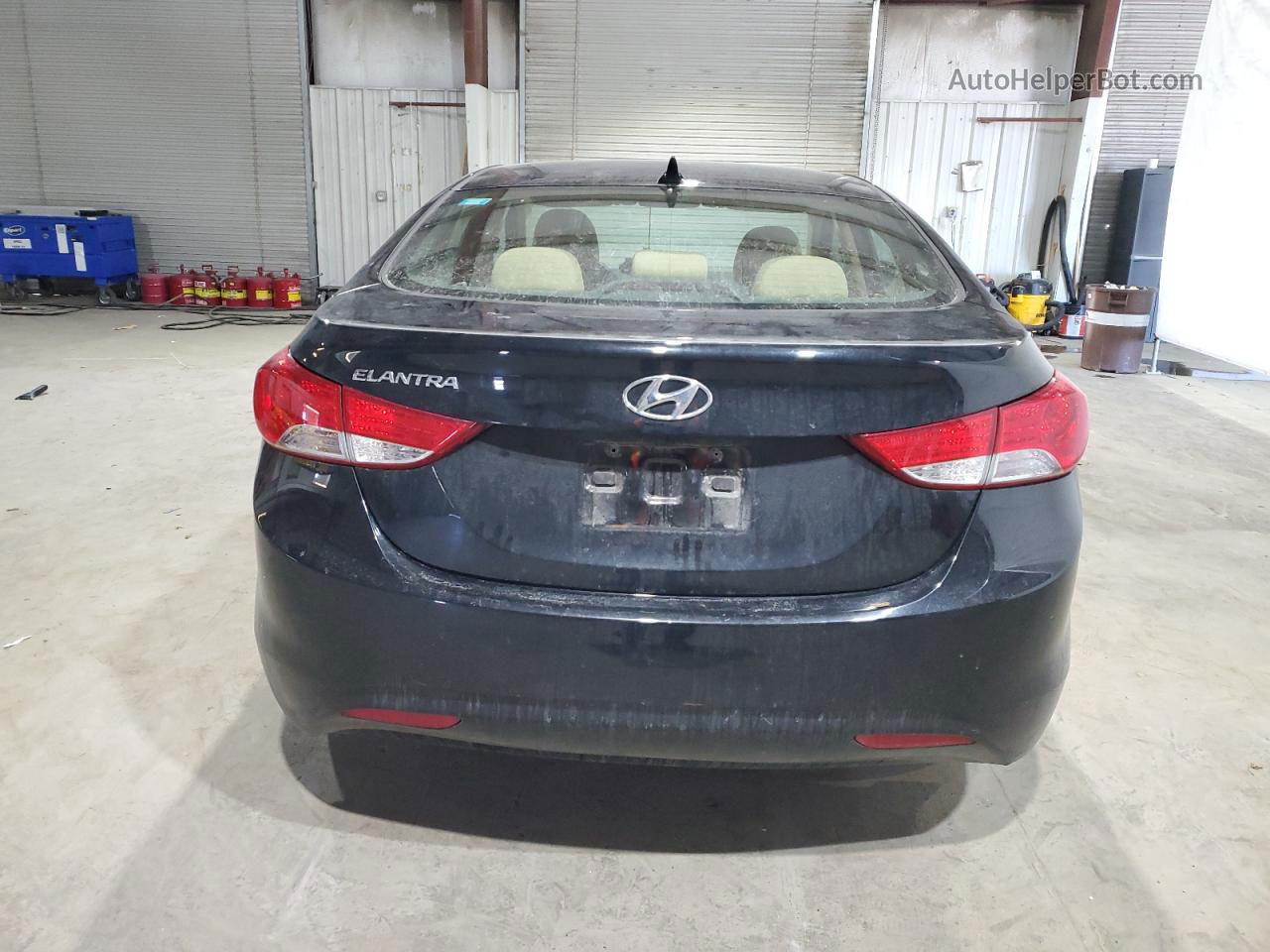 2013 Hyundai Elantra Gls Black vin: 5NPDH4AE0DH260659