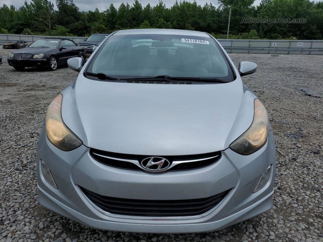 2013 Hyundai Elantra Gls Серебряный vin: 5NPDH4AE0DH282855