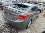 2013 Hyundai Elantra Gls Gray vin: 5NPDH4AE0DH291359