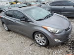 2013 Hyundai Elantra Gls Gray vin: 5NPDH4AE0DH291359