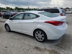 2013 Hyundai Elantra Gls White vin: 5NPDH4AE0DH329818