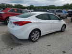 2013 Hyundai Elantra Gls White vin: 5NPDH4AE0DH329818