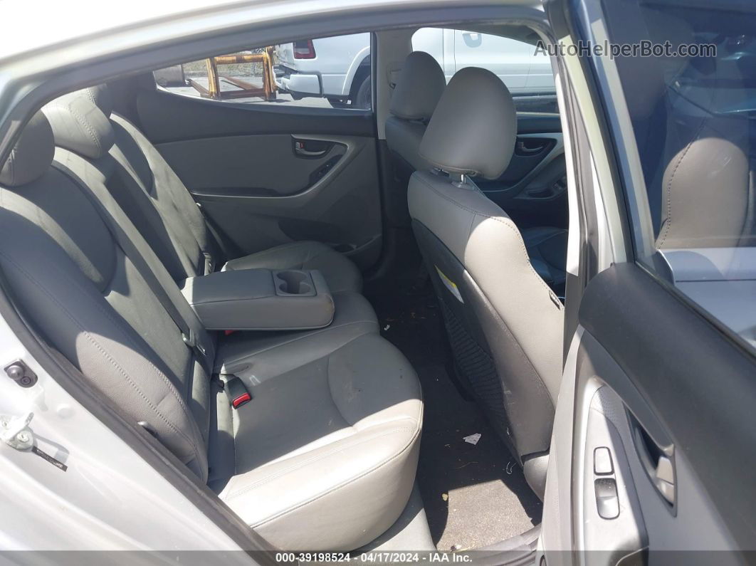 2013 Hyundai Elantra Limited Серебряный vin: 5NPDH4AE0DH339491