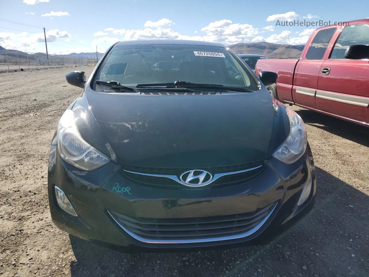 2013 Hyundai Elantra Gls Черный vin: 5NPDH4AE0DH356789