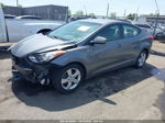 2013 Hyundai Elantra Gls Gray vin: 5NPDH4AE0DH378971