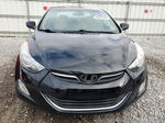 2013 Hyundai Elantra Gls Black vin: 5NPDH4AE0DH387475