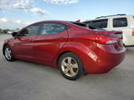 2013 Hyundai Elantra Gls Red vin: 5NPDH4AE0DH389842