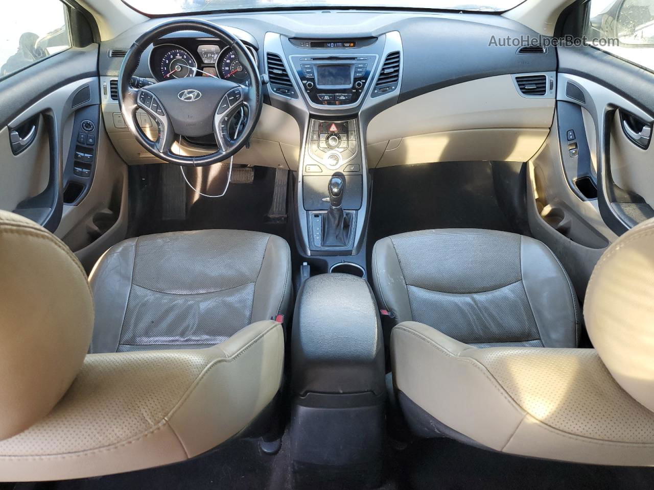 2014 Hyundai Elantra Se Белый vin: 5NPDH4AE0EH457378