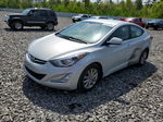 2014 Hyundai Elantra Se Silver vin: 5NPDH4AE0EH457493