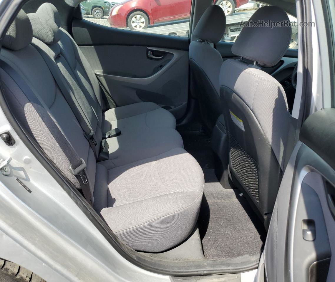 2014 Hyundai Elantra Se Silver vin: 5NPDH4AE0EH457493