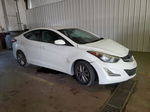 2014 Hyundai Elantra Se White vin: 5NPDH4AE0EH471250