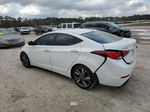 2014 Hyundai Elantra Se White vin: 5NPDH4AE0EH483124