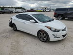 2014 Hyundai Elantra Se White vin: 5NPDH4AE0EH483124