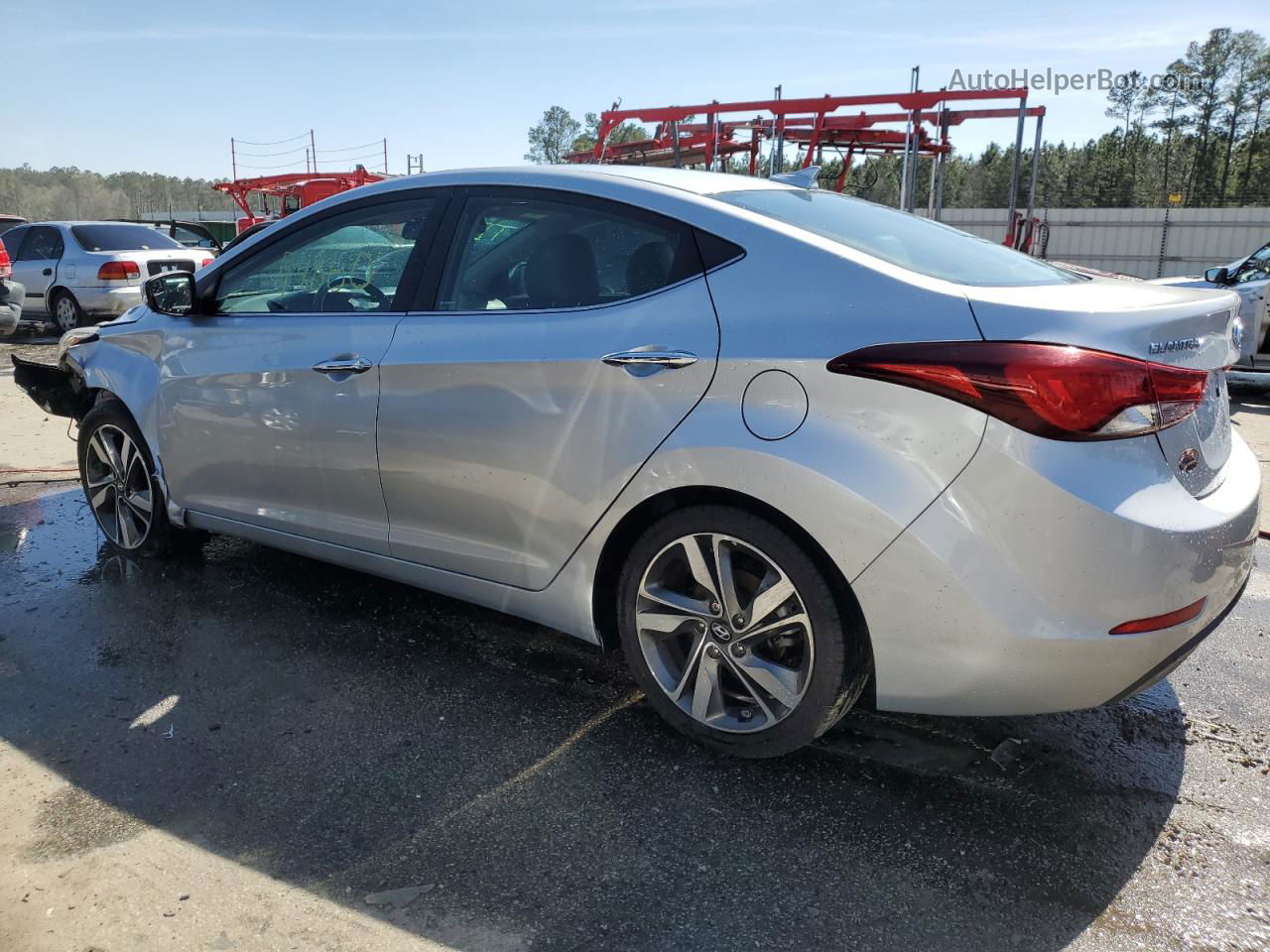 2014 Hyundai Elantra Se Серебряный vin: 5NPDH4AE0EH509138