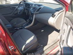 2014 Hyundai Elantra Se Red vin: 5NPDH4AE0EH517630