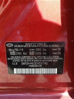 2014 Hyundai Elantra Se Red vin: 5NPDH4AE0EH531740