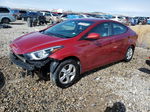 2014 Hyundai Elantra Se Maroon vin: 5NPDH4AE0EH537442