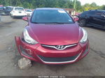 2014 Hyundai Elantra Se Red vin: 5NPDH4AE0EH542737