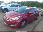 2014 Hyundai Elantra Se Red vin: 5NPDH4AE0EH542737