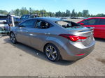 2014 Hyundai Elantra Limited Gray vin: 5NPDH4AE0EH543595