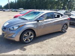 2014 Hyundai Elantra Limited Gray vin: 5NPDH4AE0EH543595