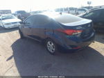 2015 Hyundai Elantra Se Blue vin: 5NPDH4AE0FH552525