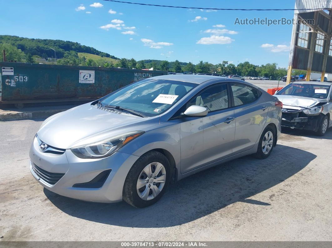 2016 Hyundai Elantra Se Gray vin: 5NPDH4AE0GH670009