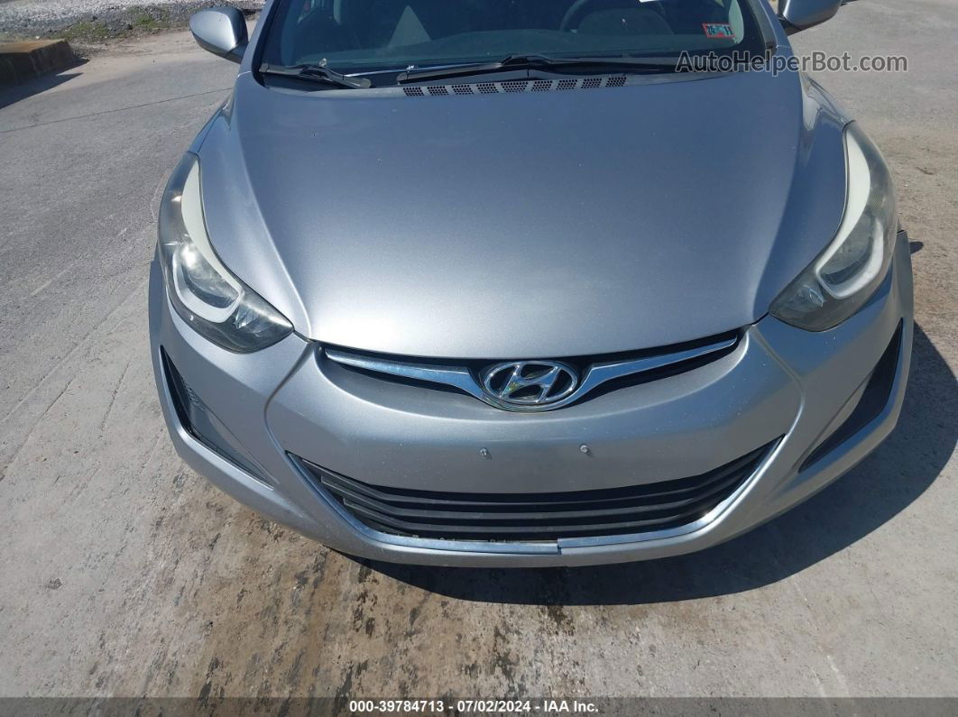 2016 Hyundai Elantra Se Gray vin: 5NPDH4AE0GH670009