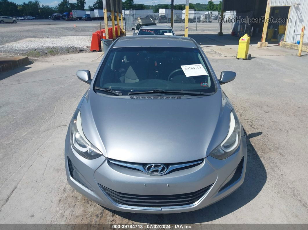 2016 Hyundai Elantra Se Gray vin: 5NPDH4AE0GH670009