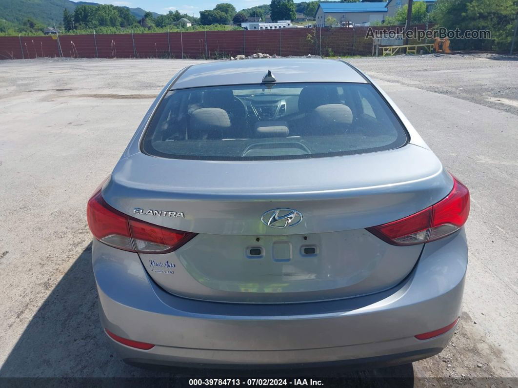 2016 Hyundai Elantra Se Gray vin: 5NPDH4AE0GH670009