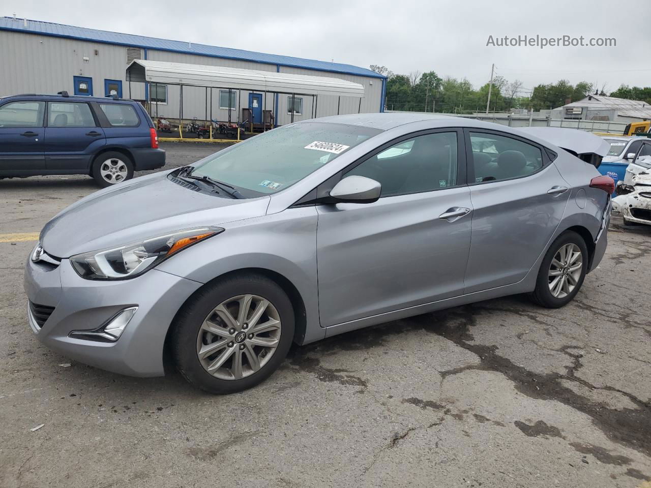 2016 Hyundai Elantra Se Silver vin: 5NPDH4AE0GH692172