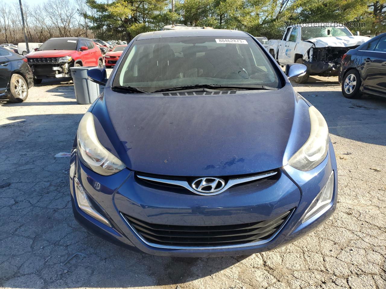 2016 Hyundai Elantra Se Blue vin: 5NPDH4AE0GH693032