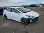 2016 Hyundai Elantra Se White vin: 5NPDH4AE0GH698005