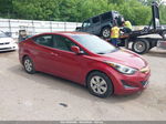 2016 Hyundai Elantra Se Red vin: 5NPDH4AE0GH703042