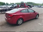 2016 Hyundai Elantra Se Red vin: 5NPDH4AE0GH703042