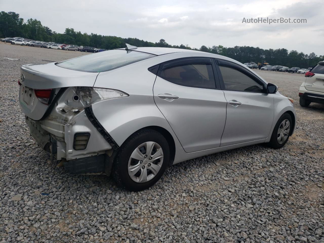 2016 Hyundai Elantra Se Silver vin: 5NPDH4AE0GH704112