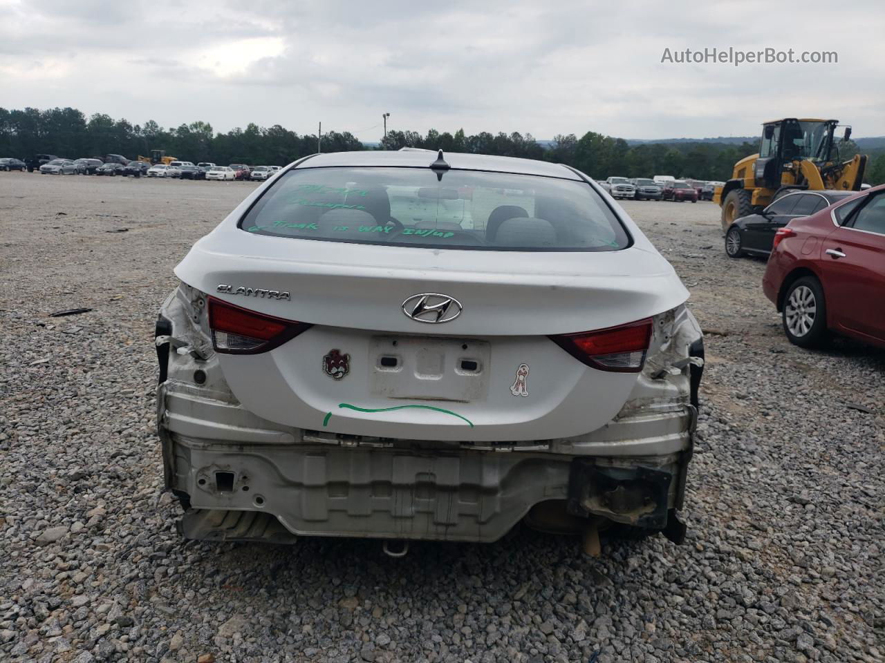 2016 Hyundai Elantra Se Silver vin: 5NPDH4AE0GH704112