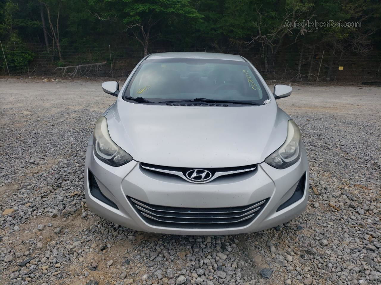 2016 Hyundai Elantra Se Silver vin: 5NPDH4AE0GH704112