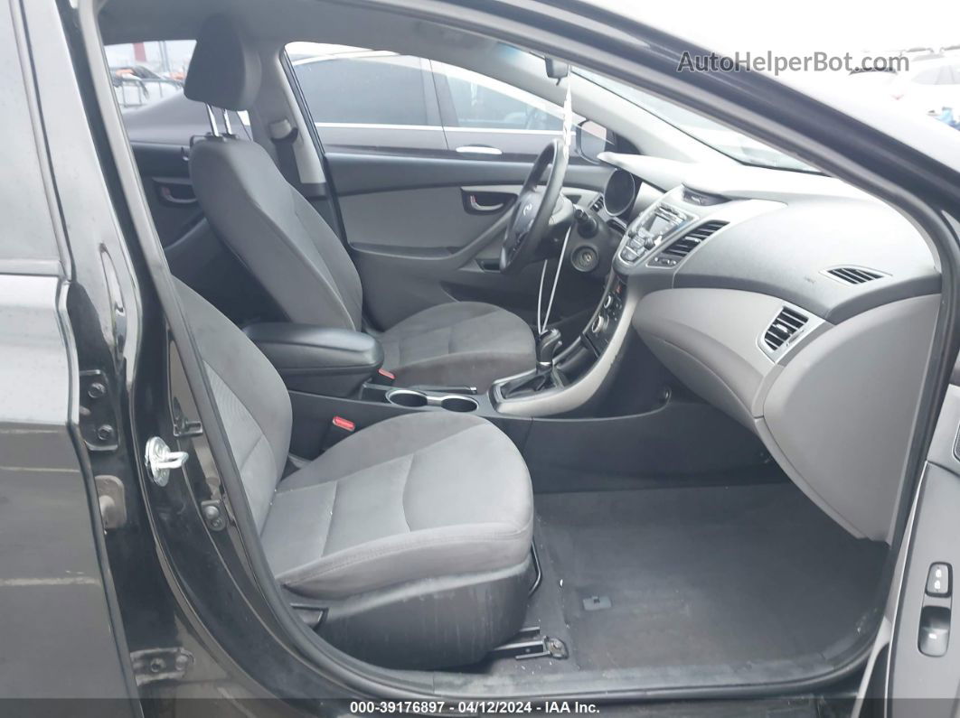 2016 Hyundai Elantra Se Черный vin: 5NPDH4AE0GH709939