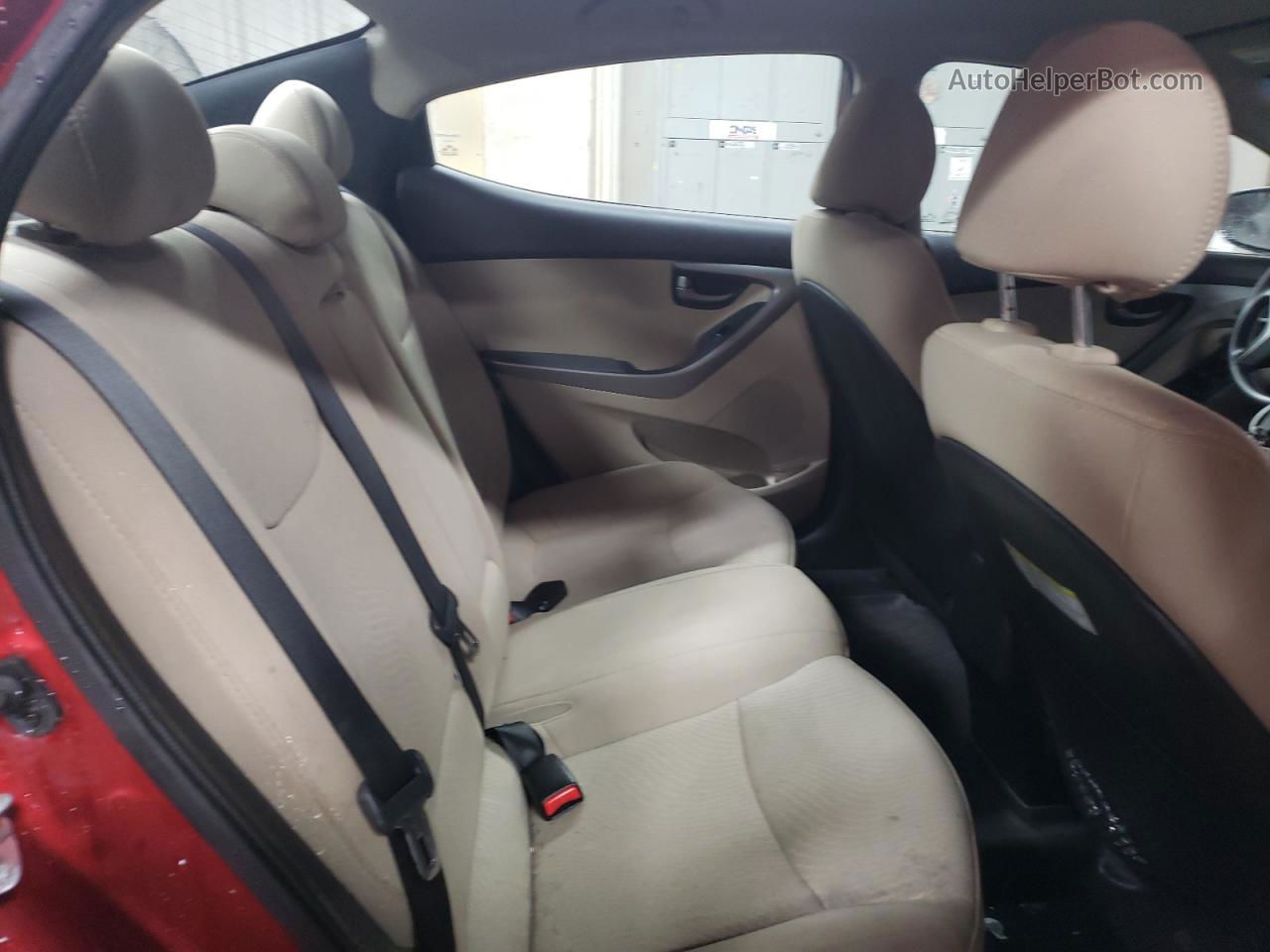 2016 Hyundai Elantra Se Красный vin: 5NPDH4AE0GH712579