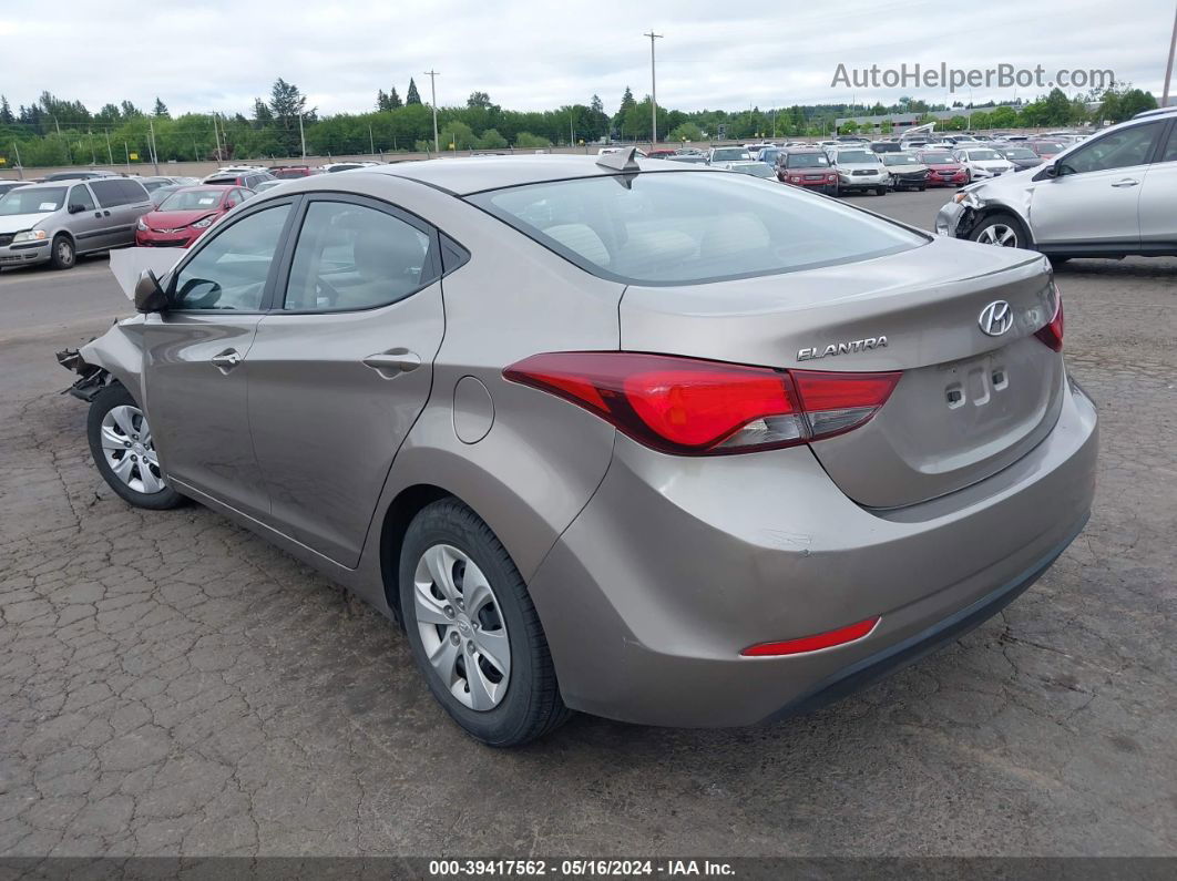 2016 Hyundai Elantra Se Gold vin: 5NPDH4AE0GH716275