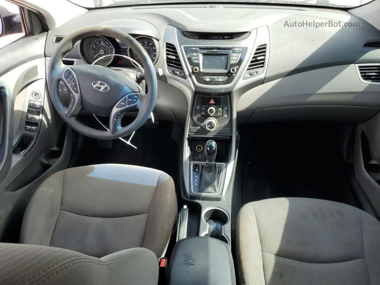 2016 Hyundai Elantra Se Серебряный vin: 5NPDH4AE0GH721041