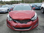 2016 Hyundai Elantra Se Red vin: 5NPDH4AE0GH726482