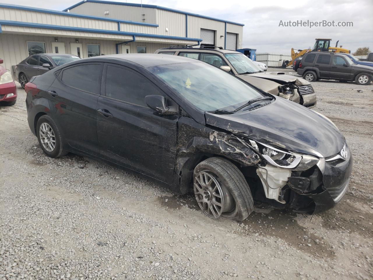 2016 Hyundai Elantra Se Black vin: 5NPDH4AE0GH740303