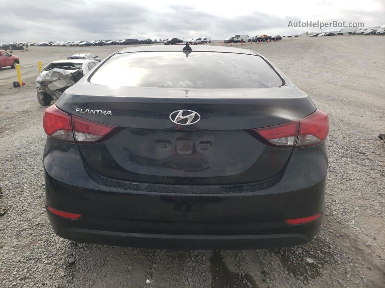 2016 Hyundai Elantra Se Black vin: 5NPDH4AE0GH740303