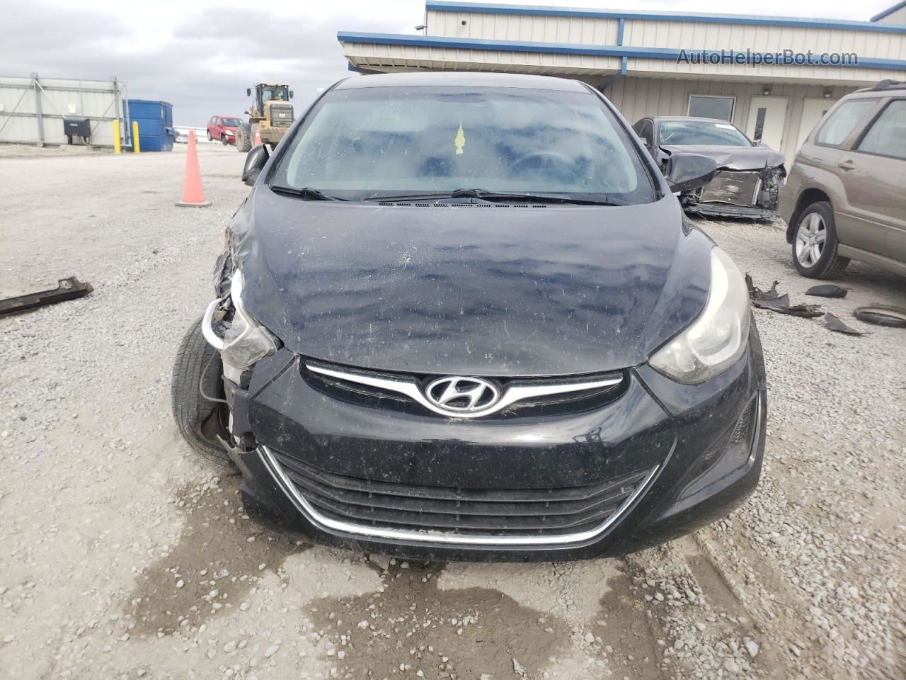 2016 Hyundai Elantra Se Black vin: 5NPDH4AE0GH740303