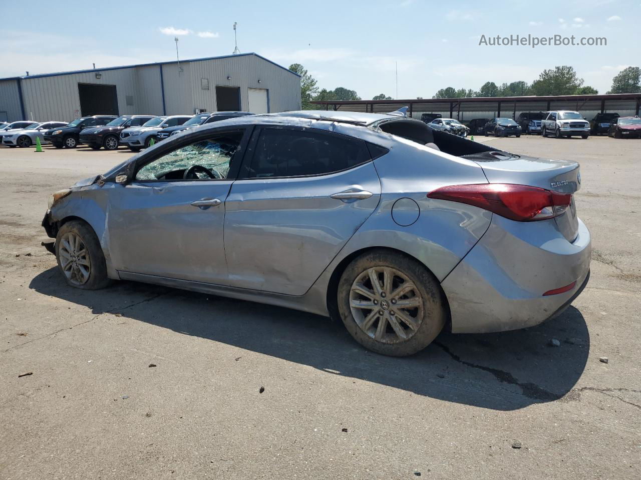 2016 Hyundai Elantra Se Silver vin: 5NPDH4AE0GH743654